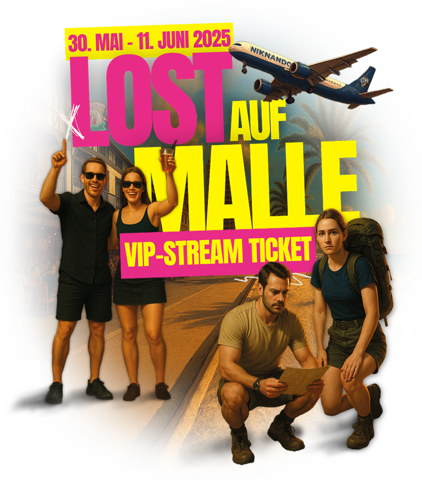 VIP-Stream Ticket für Lost auf Malle 2025