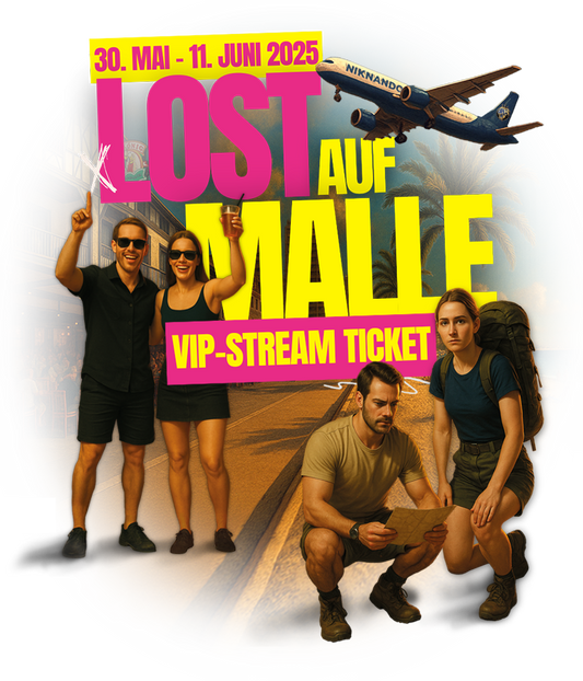 VIP-Stream Ticket für Lost auf Malle 2025
