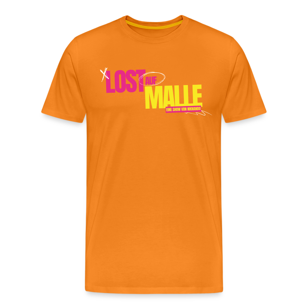 Männer Premium Lost auf Malle T-Shirt - Orange