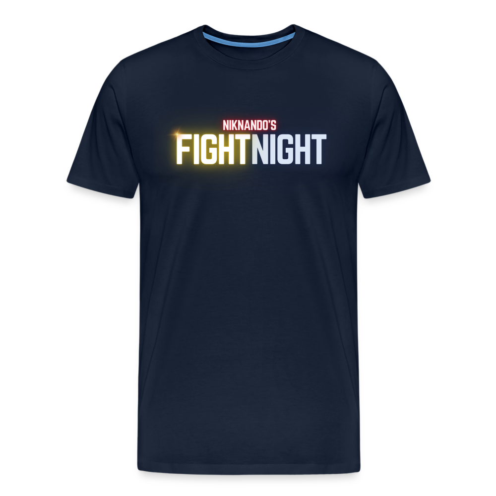 Männer Premium Fight Night T-Shirt - Navy