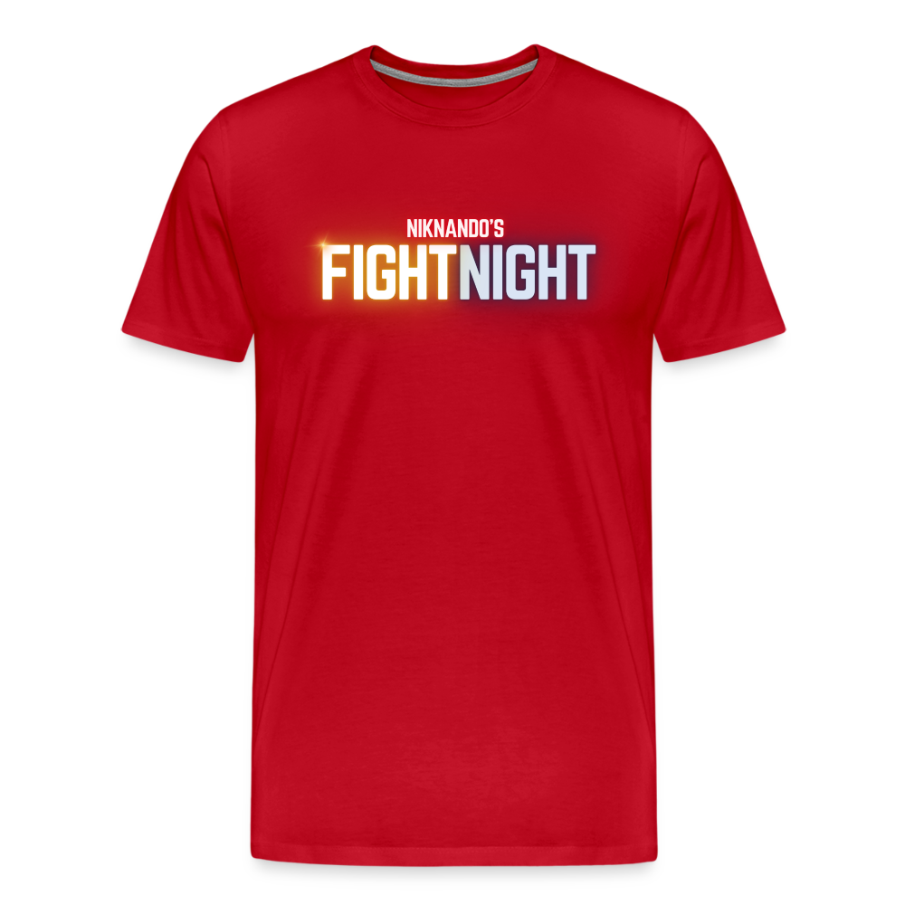 Männer Premium Fight Night T-Shirt - Rot