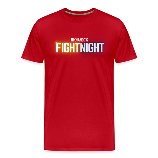 Männer Premium Fight Night T-Shirt - Rot