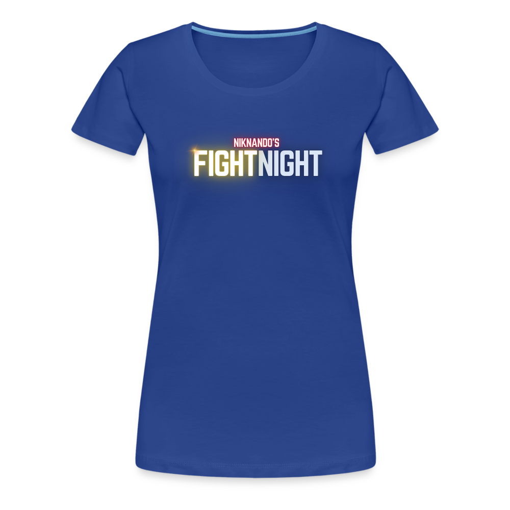 Frauen Premium Fight Night T-Shirt - Königsblau