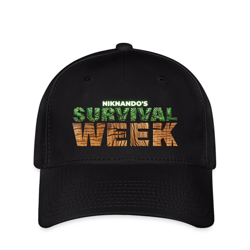 Flexfit Survival-Cap - Schwarz