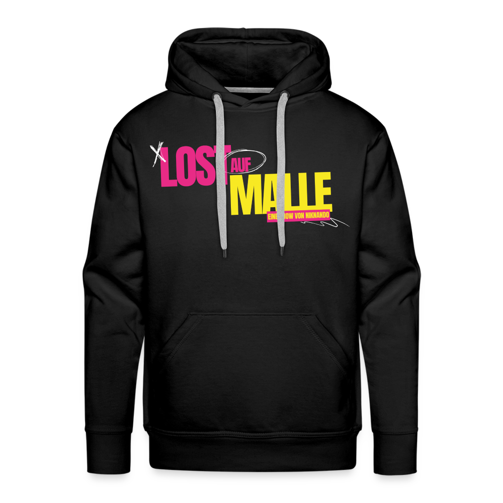 Männer Premium Lost auf Malle Hoodie - Schwarz