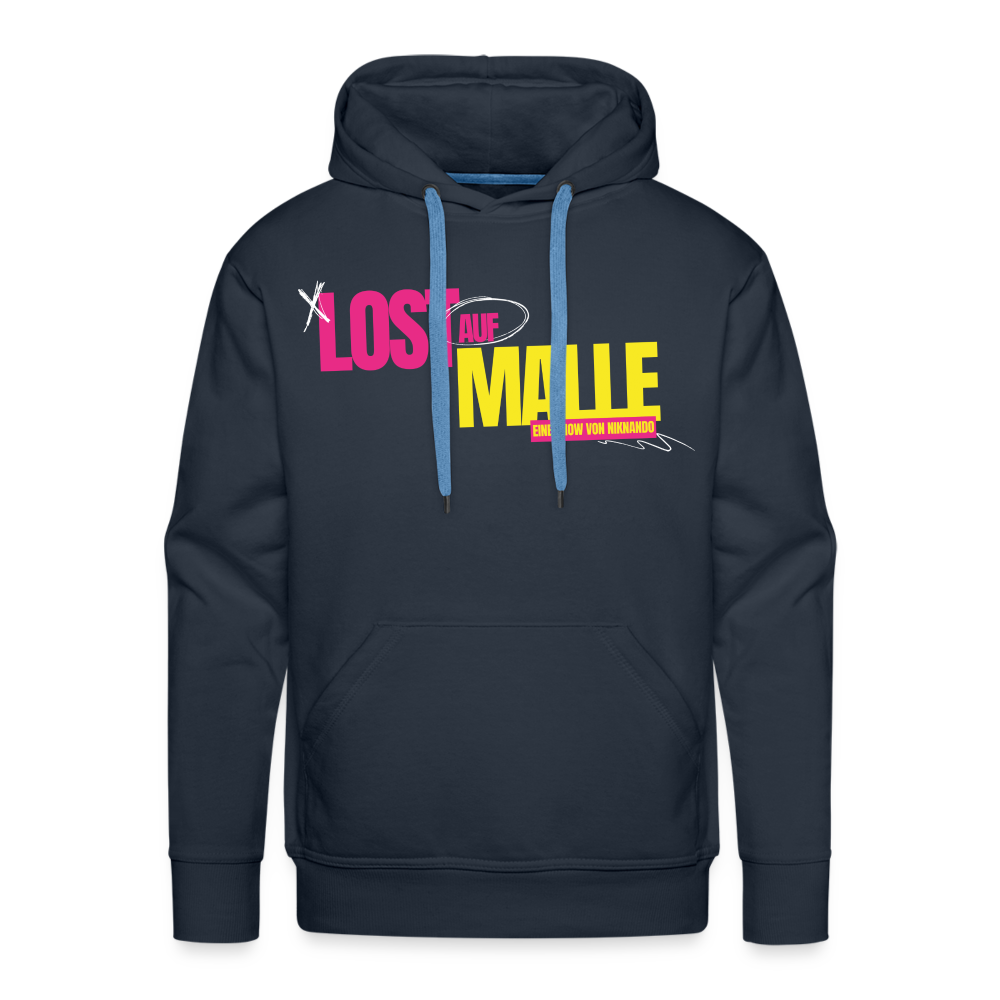 Männer Premium Lost auf Malle Hoodie - Navy