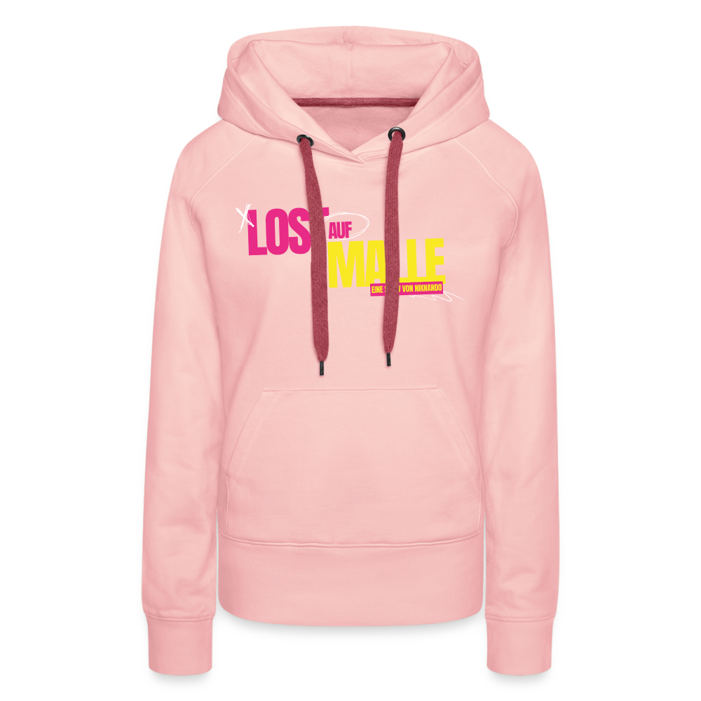 Frauen Premium Lost auf Malle Hoodie - Kristallrosa