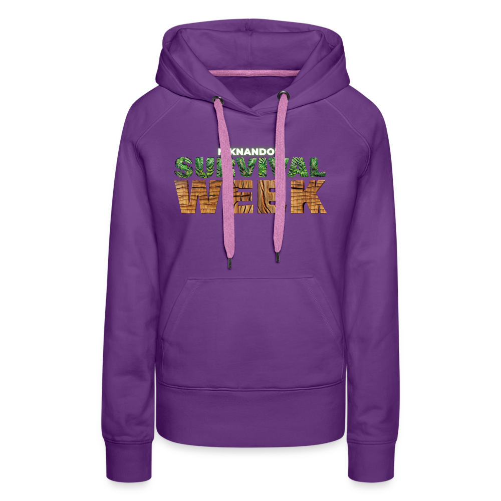 Frauen Premium Hoodie - Purple