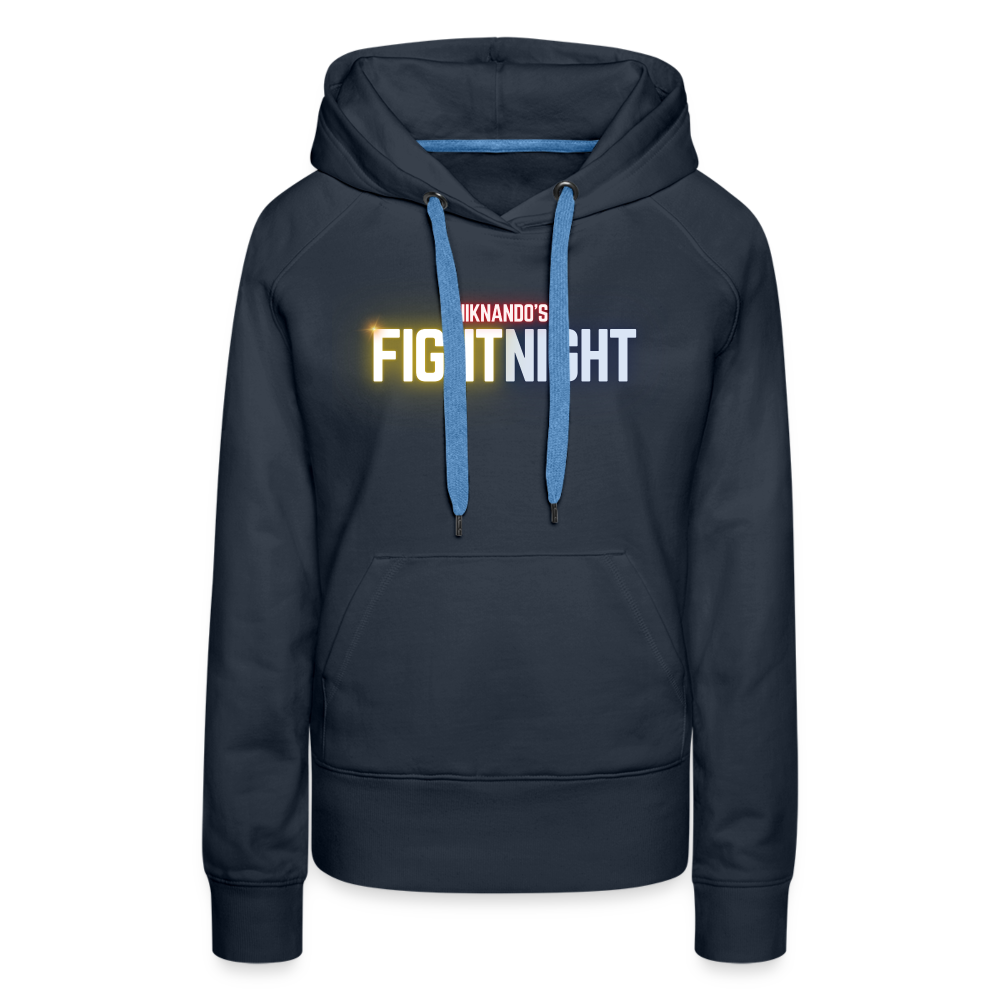 Frauen Premium Fight Night Hoodie - Navy