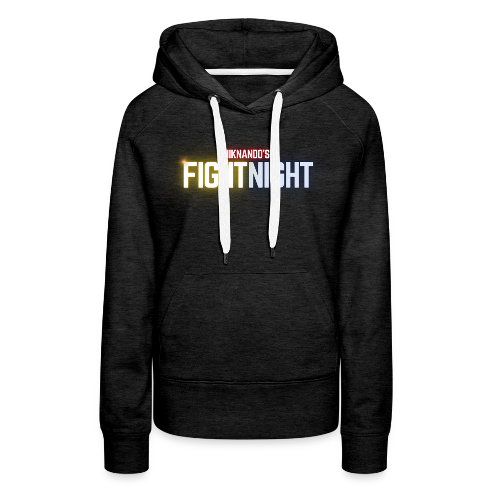 Frauen Premium Fight Night Hoodie - Anthrazit