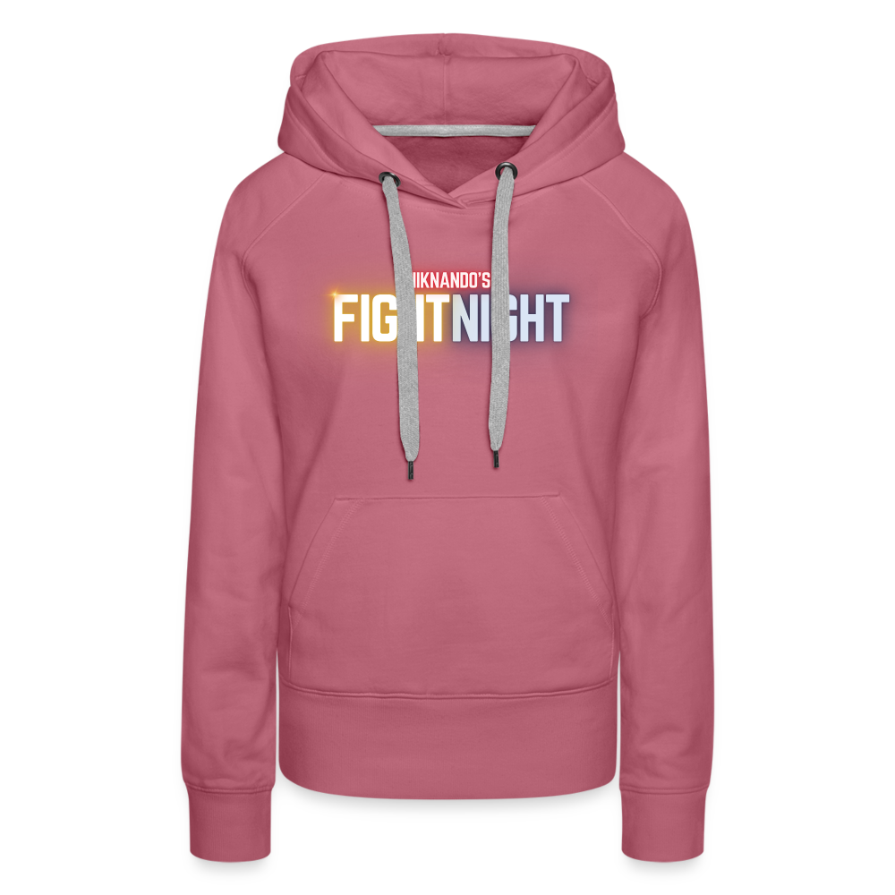 Frauen Premium Fight Night Hoodie - Malve