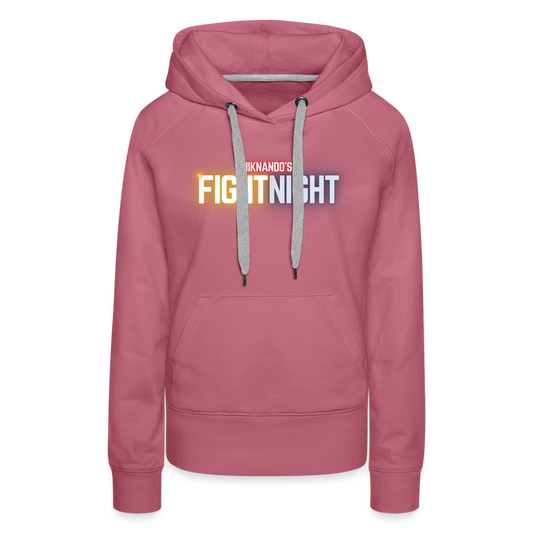 Frauen Premium Fight Night Hoodie - Malve