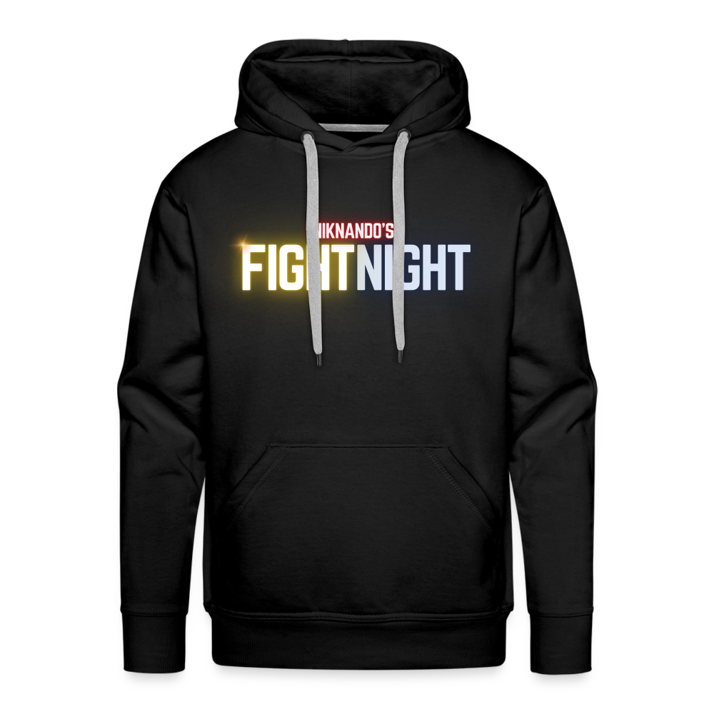 Männer Premium Fight Night Hoodie - Schwarz